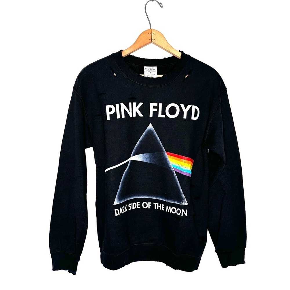 Pink Floyd | Dark Side Of The Moon Distressed Sweatshirt Size Small